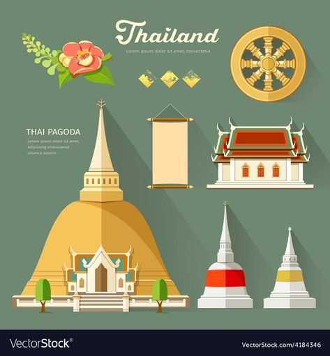 Thai Symbols, Thai Tone, Thailand Tourist, Thai Design, Red Background Images, Thailand Art, Thai Pattern, Temple Pictures, Thai Art