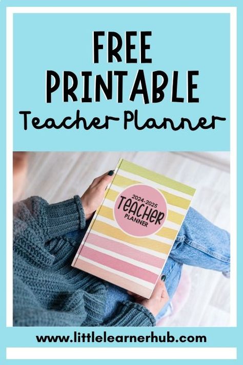 Free 2024-2025 Printable Teacher Planner Free Printable Teacher Planner Templates, Teacher Weekly Planner Free Printable Lesson Plan Templates, Teacher Planner Printables Free, Free Teacher Planner, Teacher Binder Printables Free, Free Teacher Binder, Best Teacher Planner, Printable Teacher Planner, Free Teacher Printables