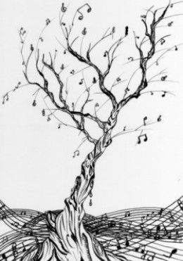 Did you know that music can affect everything you do throughout your average day? Or that music can affect the healing process? How about the way you shop or how long you shop for? Lets explore how! Music Tree, Music Drawings, Music Tattoo, Musical Art, Music Tattoos, Desenho Tattoo, Musical Notes, Blink 182, Music Note