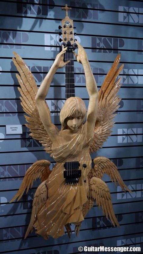 Toshihiko Takamizawa, Angel Guitar, Wood Guitar, Blink Blink, Fender Vintage, Unique Guitars, Cool Electric Guitars, Beautiful Guitars, Guitar Art