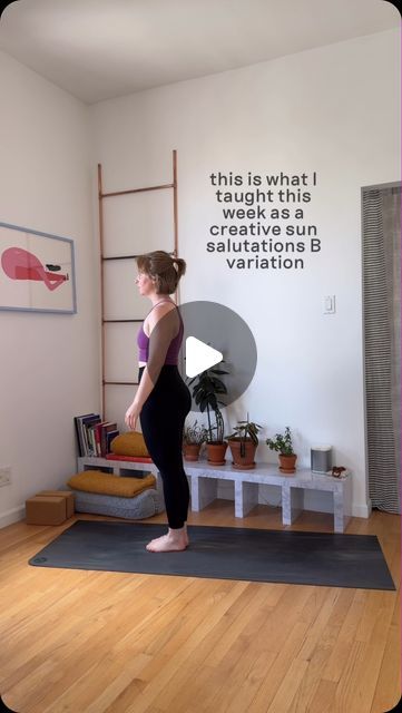 Leah Friedlander on Instagram: "I love to take the traditional sequences in yoga and add a thoughtful twist. My class this week highlighted plank as a shape for strength and transition. This section of class was a fun way to incorporate plank into the Sun B variation.   How do you get creative with your sequence in class?   #yogateacher #yogateacher #accessyoga #comeasyouare #sunsalutations" Sun A Variations, Creative Yoga Transitions, Yoga Transitions, Vinyasa Yoga Sequence, Yoga Light, Yoga Vinyasa, Yogi Bear, Sun Salutation, My Class