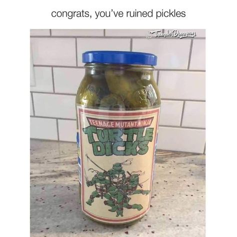 Pickle Painting, Strange Recipes, Alcohol Alternatives, Weird Items, Pickles Funny, Cursed Objects, Tshirts Design, Funny Sites, Wall Of Sound