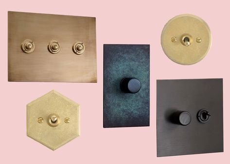 Designer Light Switches, Ikea New, Light Switches And Sockets, Beautiful Front Doors, Builder Grade, Fancy Lights, Toggle Light Switch, Light Switches, Home Decor Sale