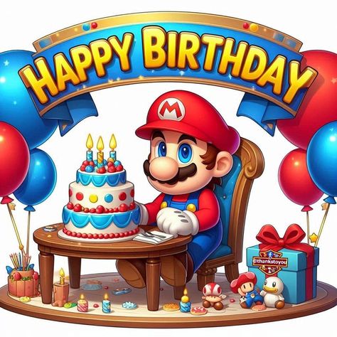 Special Happy Birthday Wishes, Happy Birthday Pictures, Holiday Pictures, Birthday Pictures, Amazing Spiderman, Birthday Images, Super Mario Bros, Happy Birthday Wishes, Mario Bros