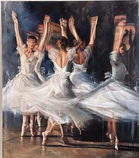 Ballerina Art Paintings, Ballet Painting, Ballerina Painting, Ballerina Art, Concept Art Tutorial, Rennaissance Art, Ballet Art, Gcse Art, Old Paintings