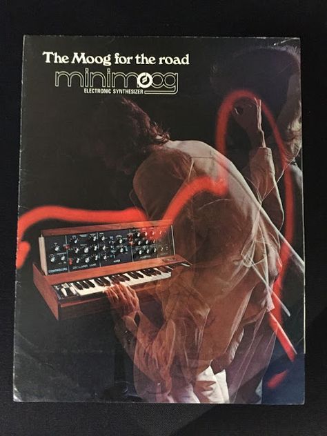 MATRIXSYNTH: 1970s Minimoog Brochure - "The Moog for the road" Moog Synthesizer, Vintage Synth, 80s Synth, Light Grid, Analog Synth, Music Machine, Music Technology, Music Pics, Drum Machine