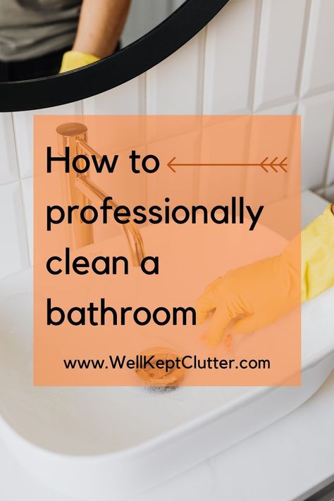 Deep Clean Bathroom, Deep Cleaning House, Cleaning Maid, Professional House Cleaning, Cleaning Advice, Cleaning Lady, Bathroom Cleaning Hacks, Speed Cleaning, Cleaning Business