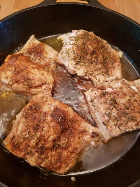 Low Carb Pescatarian, Crock Pot Chicken Marsala, Restaurant Meals, Dairy And Gluten Free, Easy Skillet Meals, Blackened Salmon, Easy Skillet, Crock Pot Chicken, Healthy Salmon