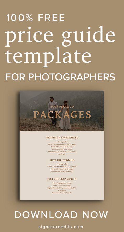 Photography Packages Pricing, Photographers Price List, Photographer Pricing Guide, Photography Price List Template, Photography Pricing Template, Wedding Packages Prices, Photographer Packaging, Photography Price List, Pricing Guide Photography