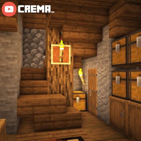 Autumn House, Minecraft Interior, Minecraft Interior Design, Bangunan Minecraft, Minecraft House Plans, Minecraft Farm, Minecraft Cottage, Easy Minecraft Houses, Minecraft House Tutorials