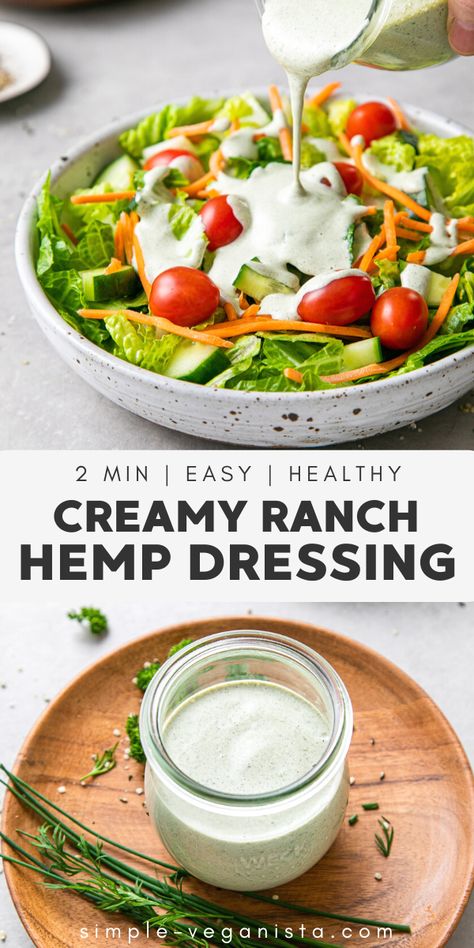 Hemp Seed Salad Dressing, Vegan Hemp Seed Dressing, Hemp Heart Sauce, Raw Vegan Salad Dressing Recipes, Raw Salad Recipes Vegan, Hemp Recipes Vegan, Alkaline Salad Dressing Recipes, Raw Dressing Recipes, Raw Vegan Dressing Recipes