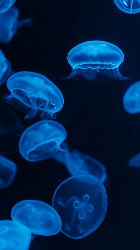 Blue Iphone Wallpaper, Good Wallpapers, Photo Bleu, Blue Aesthetic Dark, Dark Blue Wallpaper, Blue Jellyfish, Taken Pictures, Blue Aura, Cute Blue Wallpaper