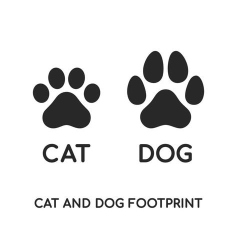 Paw Clipart, Dog Footprint, Dog Vector, Heart Tree, Dog Paw Print, Cat Paw, Cat And Dog, Cityscape Photos, Logo Banners