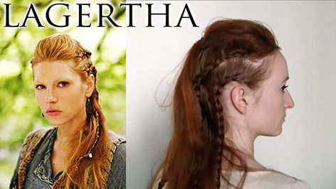 There’s so much braid inspiration on TV lately. Shows like Game of Throne and Vikings are known as much for their hairstyles as their compelling storylines and action scenes. I was just a little excited to see a backstage shot by Katheryn Winnick, the actor who plays Lagertha in Vikings. This shot is of the lead...Read More » Faux Hawk Women, Vikings Hair, Lagertha Hair, Beach Waves Hair Tutorial, Viking Braids, Braid Inspiration, Hair Romance, Beach Wave Hair, Viking Hair