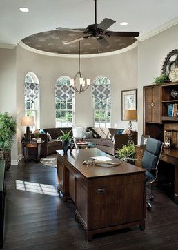 Office Sitting Area, Traditional Home Offices, Arthur Rutenberg Homes, Sitting Space, Traditional Home Office, Office Ceiling, Traditional Dining Rooms, Ceiling Detail, House Photo