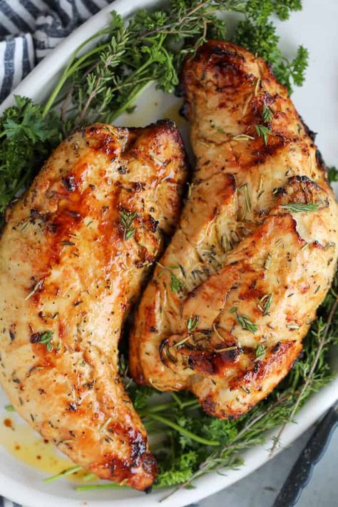 We are going to show you just how easy it is to make the best homemade marinade for turkey tenderloins, turkey cutlets, or turkey legs in just 7 minutes! With a base of orange juice and apple cider vinegar, plus seasonings including paprika, thyme, and rosemary, our turkey tenderloin marinade is perfect for smoking, grilling,... Read On → The post Marinade for Turkey Tenderloins appeared first on Whole Lotta Yum. Easy Turkey Marinade Recipes, Marinade For Turkey Thanksgiving, Thanksgiving Turkey Tenderloin Recipes, Turkey Tenderloin Marinade Recipes, Turkey Tenderloin Marinade, Marinade For Turkey Tenderloin, Smoked Turkey Tenderloin Recipes, Grilled Turkey Tenderloin Recipes, Marinated Turkey Tenderloin Recipes