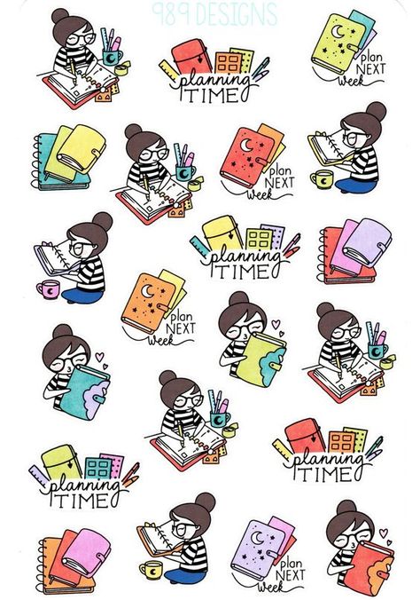 Lu Plans 2 - Planner Stickers - Planning Planner Stickers - Paper Planner - Stationary #StickerArt Stationary Stickers Printable, Digital Planning Stickers, Kawaii Images, Daily Planner Stickers, Paper Planner, Stickers Printable, Planning Stickers, Planner Templates, Bullet Journal Stickers