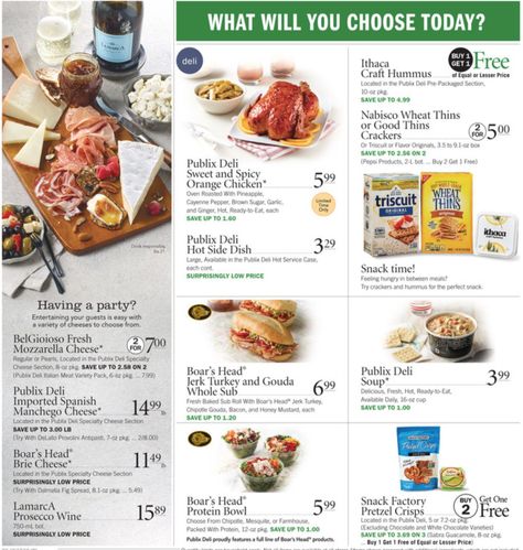 Publix Weekly Ad (10/16/19 - 10/22/19) Early Preview Publix Meal Plan, Publix Chicken Salad Recipe, Keto Publix Shopping List, Publix Sushi, Publix Supermarket, Wheat Thins, Weekly Specials, Sales Ads, Weekly Ads