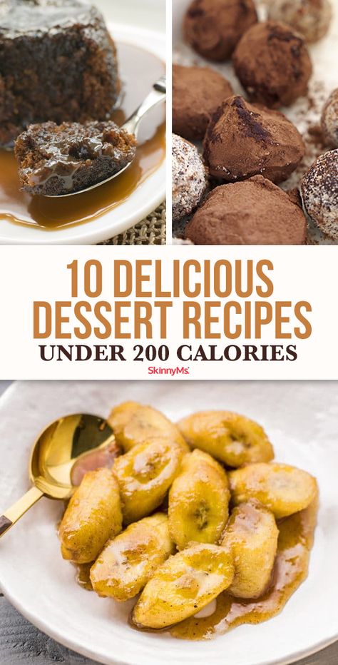 These scrumptious dessert recipes are sure to satisfy any sweet tooth without stretching your waist line! 200 Calorie Desserts, Slow Cooker Balsamic Chicken, 200 Calorie, Clean Dinner Recipes, Low Cal Dessert, 200 Calorie Meals, No Calorie Snacks, 200 Calories, Scrumptious Desserts