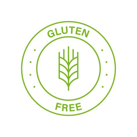 Diet Logo, Wheat Allergy, No Gluten Diet, No Gluten, Green Circle, Organic Food, Menu Restaurant, Organic Recipes, Allergies