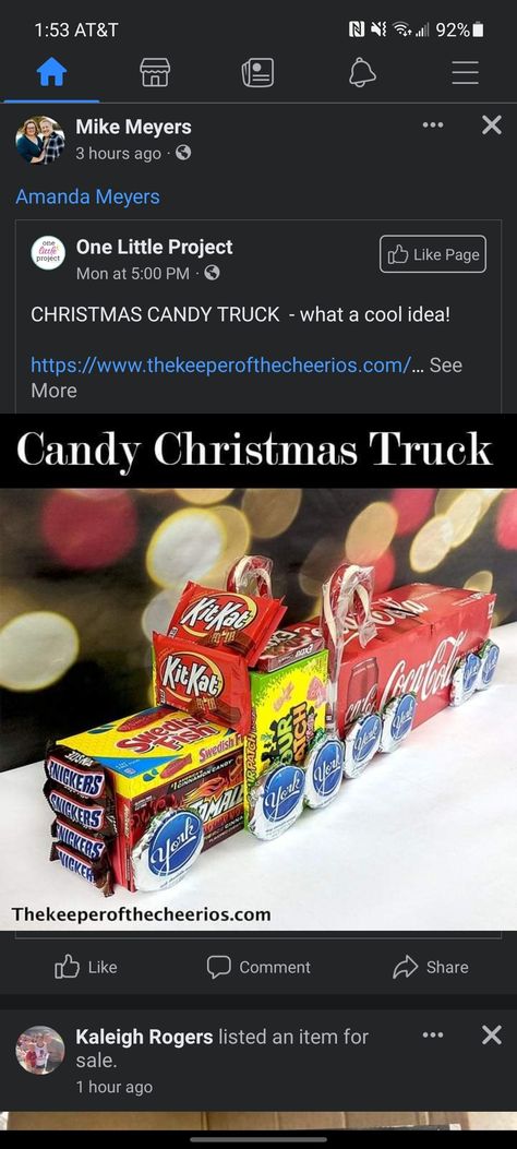 Christmas Candy Trucks, Candy Christmas Truck, Christmas Candy Truck, Candy Truck, Christmas Diy's, Christmas Candy Gifts, Agent Orange, Bouquet Wrap, Candy Christmas