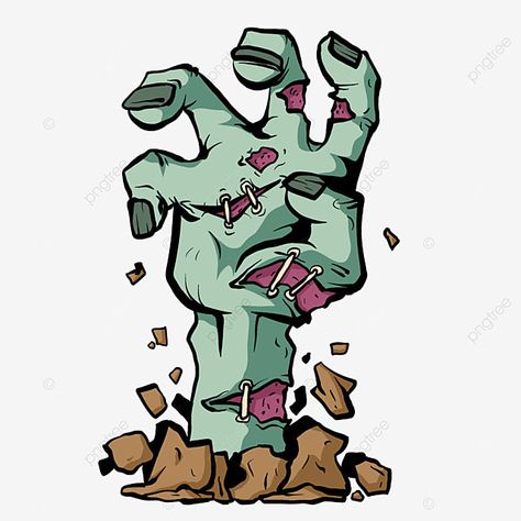 Zombie Hand Drawing, Zombie Painting, Zombie Png, Zombie Clipart, Cartoon Zombie, Zombie Hands, Zombie Drawings, Zombie Cartoon, Arte Zombie