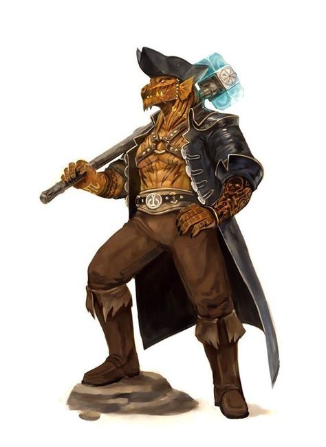 Dnd Dragonborn, Pathfinder Character, Dungeons And Dragons Art, Pirate Art, Dnd Dragons, Dnd Stuff, Dungeons And Dragons Characters, Dnd Art, D&d Dungeons And Dragons