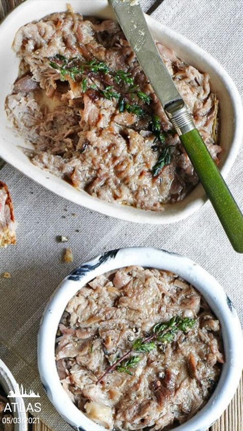 Duck Rillette Recipe, Rillettes Recipe, Prawn Toast, Homemade Chilli, Pate Recipes, French Recipe, Sunday Recipes, Duck Recipes, French Cooking