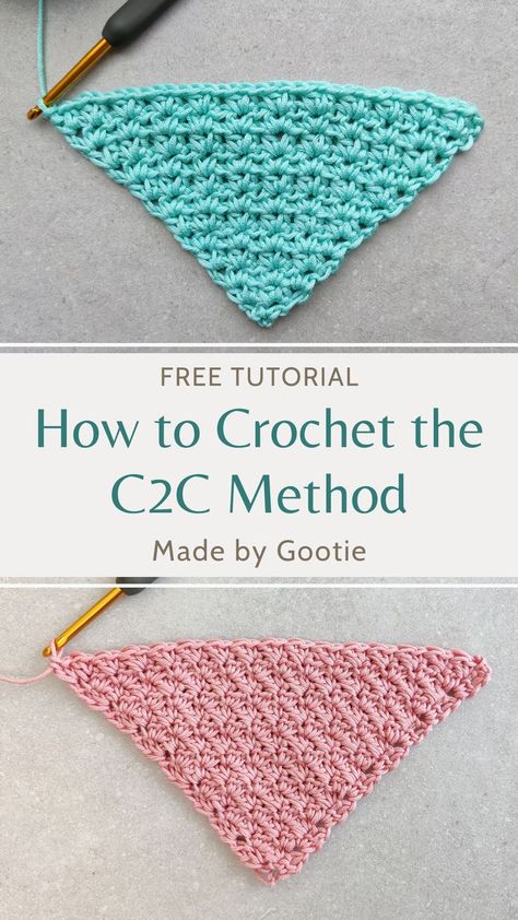 Crochet Corner To Corner, Corner To Corner Crochet Blanket, Quick Crochet Blanket, Corner To Corner Crochet Pattern, Crochet C2c Pattern, C2c Crochet Pattern Free, Crochet Blanket Tutorial, C2c Crochet Blanket, Design Kitchen Ideas