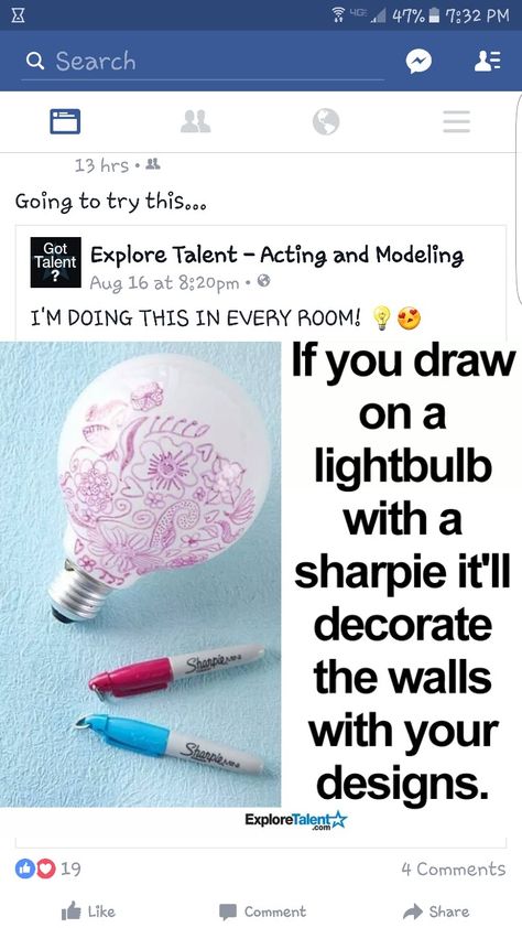 Lightbulbs, Simple Life Hacks, Fun Craft, Diy Life Hacks, Crafts Hacks, Fun Diy Crafts, Diy Life, Useful Life Hacks, Cute Crafts