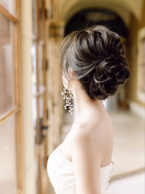 Bridal Hair Updo Asian, Asian Hair Updo Wedding, Asian Bridal Hair Updo, Bridal Hair Asian, Asian Updo, Asian Hair Updo, Texture Updo, Asian Bridal Hair, High Updo