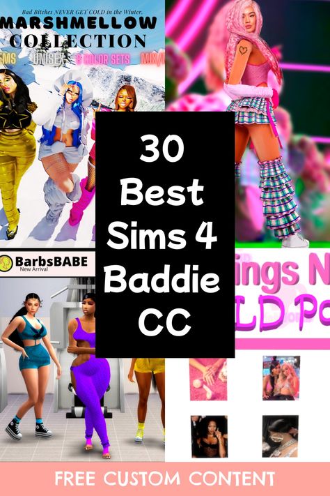 Elevate your Sims look with bold and fierce Baddie CC, perfect for bringing out their glam and attitude. Click to see more! Sims 4 Clothes Cc Female Baddie, Urban Cc Sims 4, Sims 4 Baddie Cc, Sims 4 Cc Clothes Baddie, Ripped Stockings, Baddie Fashion, Midriff Top, Sheer Pants, Free Sims 4