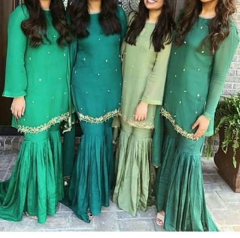 For details / order please dm or Whatsapp on +919824585262 . . #hotdeal #bridesmaids #bridallengha #punjabisuit #weddingfashion… Sarara Dress, Gharara Designs, Sharara Designs, Pakistani Formal Dresses, Pakistani Wedding Outfits, Pakistani Dresses Casual, Pakistani Fashion Party Wear, Salwar Kamiz, Pakistani Bridal Dresses