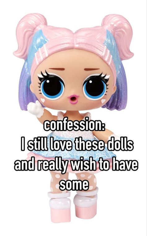 Lol Doll, 2010s Nostalgia, Lol Surprise Dolls, Childhood Memories 2000, Funny Toys, Whisper Funny, Relatable Post Funny, Lol Dolls, Silly Pictures