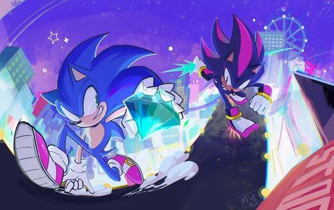 Sonic And Shadow Wallpaper Pc, Sonic The Hedgehog Desktop Wallpaper, Shadow The Hedgehog Computer Wallpaper, Shadow The Hedgehog Discord Banner, Sonic Pc, Pc Walpaper, Sonic Characters, Friends Art, Sonic Adventure