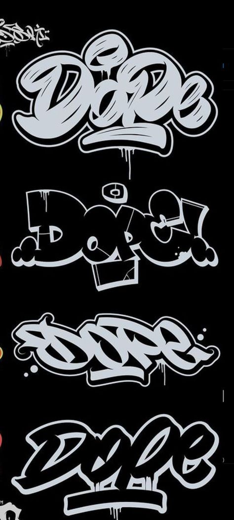 Grafitti Drawings Design, Number Graffiti, Graffiti Letter D, Graffiti Letters Styles, Og Abel Art, Free Graffiti Fonts, Graffiti Alphabet Styles, Graffiti Lettering Alphabet, Best Graffiti