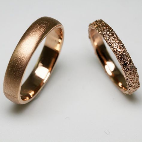 Wedding Rings  #rosegoldweddingrings #platinumweddingrings #whitegoldweddingrings #handmadeweddingrings #customweddingrings #bespokeweddingrings #rings #rosegold #texturedrings #madeinmelbourne Modern Wedding Ring, Textured Wedding Ring, Ethical Wedding Rings, Modern Wedding Rings, Ethical Wedding, Handmade Wedding Rings, Wedding Ring Styles, Classic Wedding Rings, Platinum Wedding Rings