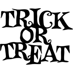 Silhouette Design Store - View Design #33127: trick or treat title Trick Or Treat Svg, Silhouette Online Store, Silhouette Template, Silhouette Design Store, Silhouette Design, Cut Design, Design Store, Fall Halloween, Cricut Projects