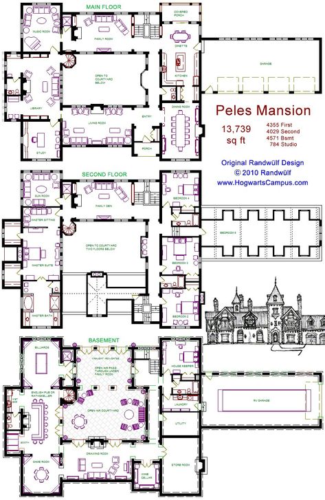 Castle Floor Plans, Mansion Plans, Castle House Plans, Castle Floor Plan, Floor Plans House, Victorian House Plans, Minecraft Houses Blueprints, Floor Plans Ranch, Modern Floor Plans