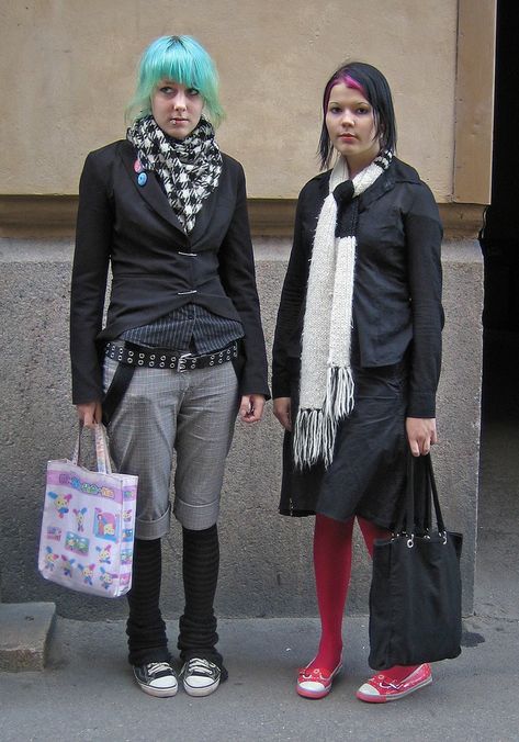 Tiina and Ida - Hel Looks - Street Style from Helsinki Hel Looks, Street Style Blog, Glamour Shots, Weird Fashion, Japanese Streetwear, Looks Street Style, Japanese Street Fashion, Harajuku Fashion, Mom Outfits