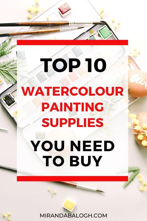 Watercolour Beginner, Watercolour Painting For Beginners, Best Watercolor Paper, Beginners Watercolor, Art Education Projects, Oil Paint Brushes, Watercolor Supplies, Watercolour Techniques, Watercolor Beginner