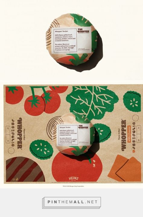 Burger King Packaging, Burger Packaging Design, Burger Packaging, Veggies And Fruits, Gfx Design, Food Branding, Food Graphic Design, Food Packaging Design, Packing Design