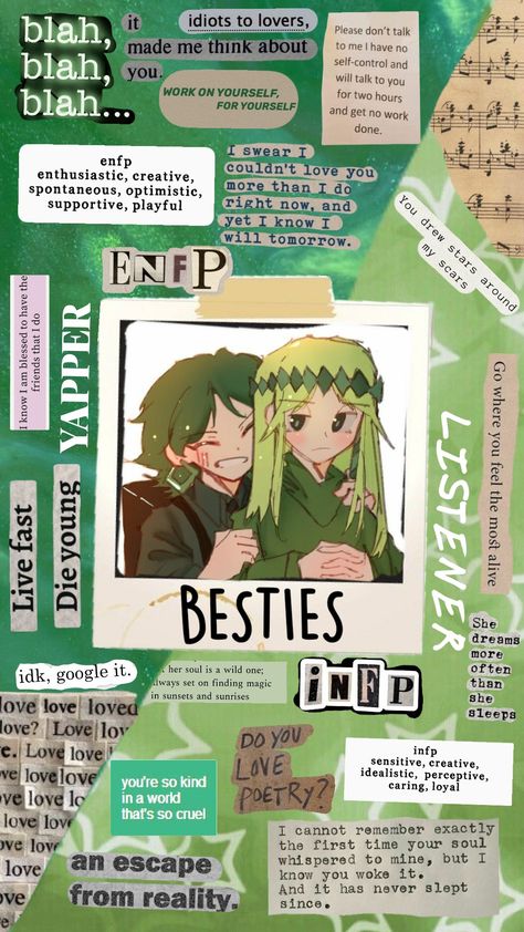 made in honor of my bestie #infp #enfp #infpaesthetic #enfpaesthetic #besties #bestie #yapper #listener #yapperxlistener Die Young, I Am Blessed, My Bestie, Self Control, Infp, Talking To You, Work On Yourself, Mbti, Talk To Me