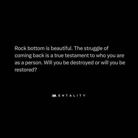 Mentality™ on Instagram: "It’s easy to be motivated and confident when things are going smooth and life is comfortable. But what you do when you’re at the bottom of the barrel, doubted and shit on with no other option but to sink or swim is the ultimate test. // MENTALITY.COM" You’re Getting Distracted Again Quote, Sink Or Swim Quotes, Motivation Aesthetic, I Don’t Chase I Attract Affirmation, Law Of Karma, Be Motivated, Sink Or Swim, Swimming Quotes, Good Motivation