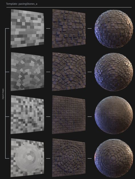 ArtStation - Stylized Tile Generator, Jeff Horal Texture References, Substance Designer Tutorial, Pbr Material, Maya Modeling, Texture Stone, Game Textures, 3d Modeling Tutorial, Blender Models, Hand Painted Textures