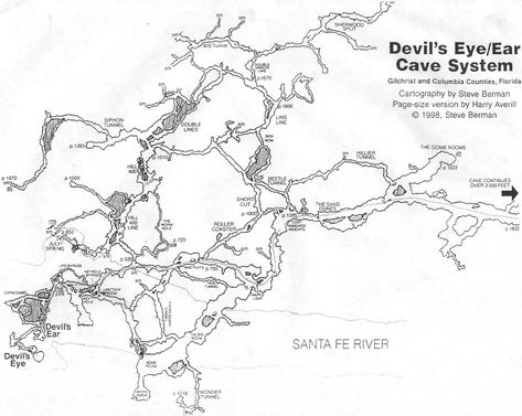 Click here for an good quality map of the system Cave System Map, Dnd Steampunk, Hunger Games Arena, Ginnie Springs, Caves And Caverns, System Map, Writing Reference, Cave System, Cave Diving