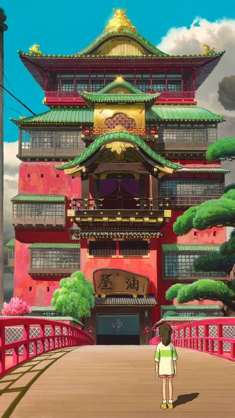 ghibli-collector: “ Spirited Away Smartphone Wallpapers - I’ve turned my recent Spirited Away pans post into smartphone wallpapers click each numbered link below and save the image. One Two Three Four... Personajes Studio Ghibli, Studio Ghibli Background, Chihiro Y Haku, Ghibli Artwork, Studio Ghibli Movies, Japon Illustration, Studio Ghibli Art, Kraf Diy, Ghibli Movies