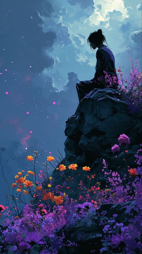 Sanctuary Aesthetic, Digital Art Wallpaper, Peaceful Mind, Glowing Art, Art Gallery Wallpaper, Girly Art Illustrations, Cool Wallpapers Art, Mystical Art, Dreamy Art