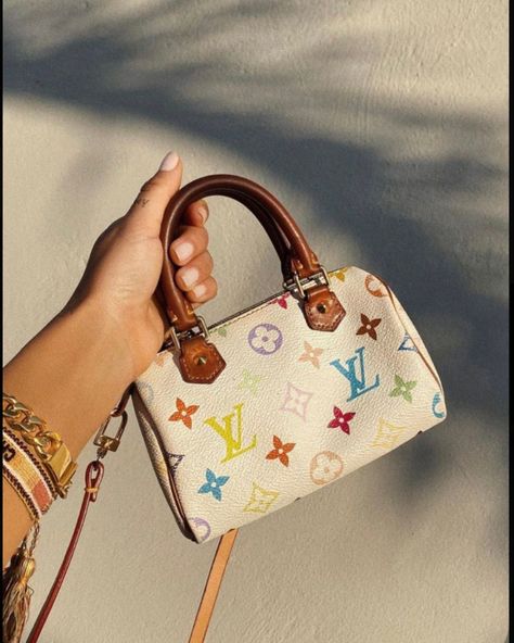 Louis Vuitton Colorful Bag, Colorful Louis Vuitton Bag, Mini Louis Vuitton Bag, Louis Vuitton Mini Bag, Louis Vuitton Aesthetic, Louis Vuitton Vintage Bag, Vintage Louis Vuitton Handbags, Louis Vuitton Murakami, Simple Purse