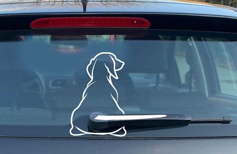 Car Sticker Ideas, Cool Car Stickers, Car Life Hacks, Car Interior Diy, California Camping, Car Wiper, Dog Decals, Motorcycle Stickers, Dog Car